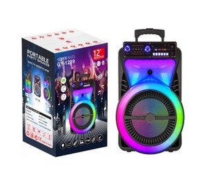 ΦΟΡΗΤΟ ΗΧΕΙΟ SUBWOOFER 12'' ΜΕ ΣΥΣΤΗΜΑ ΚΑΡΑΟΚΕ GY-1209