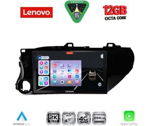 LENOVO SSZ 12721_CPA (10inc) MULTIMEDIA TABLET for TOYOTA HILUX mod. 2017-2026