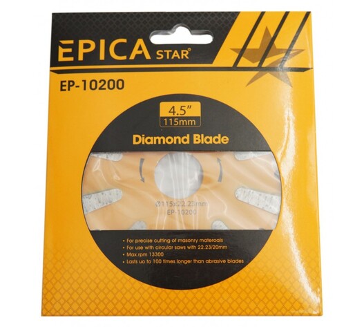 ΔΙΣΚΟΣ 115mm EPICA STAR TO-EP-10200