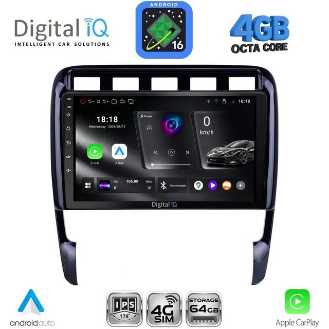 DIGITAL IQ RTG 6535_CPA (9inc) MULTIMEDIA TABLET for PORSCHE CAYENNE mod. 2002-2011
