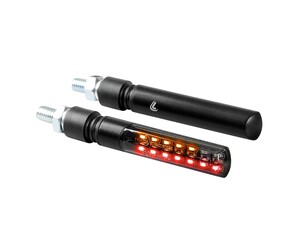 ΦΛΑΣ ΠΙΣΩ ΓΙΑ MOTO LINE SQ 12V SMD LED 3 ΧΡΗΣΕΩΝ ΘΕΣΕΩΣ/STOP/ΦΛΑΣ (ΜΑΥΡΟ 92 X 16 mm) - 2 ΤΕΜ.