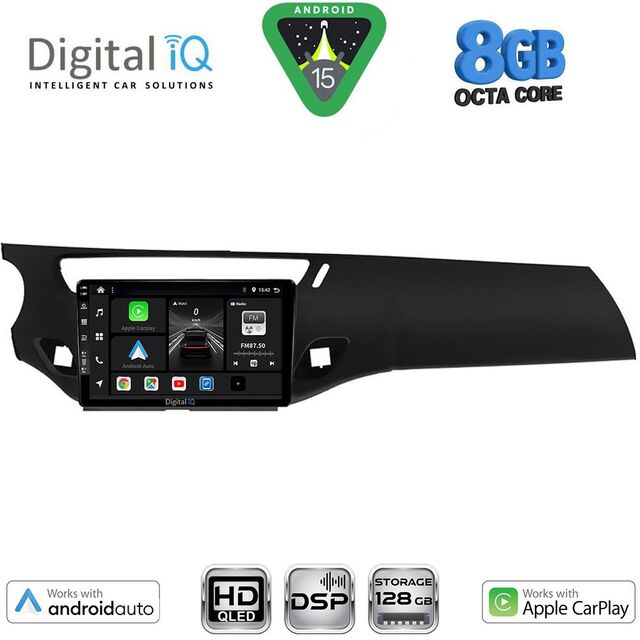 DIGITAL IQ BXF 18092BL_CPAA (9inc) MULTIMEDIA TABLET for CITROEN C3 - DS3 mod. 2009-2016 (BLACK)