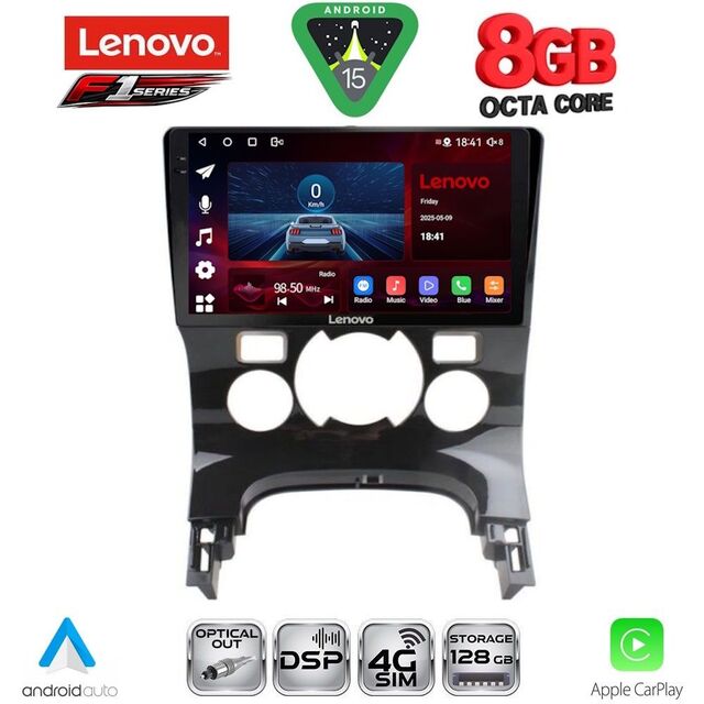 LENOVO SSR 10515_CPA CLIMA (9inc) MULTIMEDIA TABLET for PEUGEOT 3008 mod. 2008-2016
