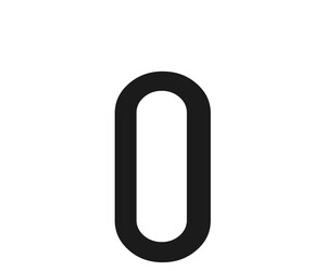 ΑΥΤΟΚΟΛΛΗΤΟ ΓΡΑΜΜΑ ΠΙΝΑΚΙΔΩΝ 60x30mm "O"