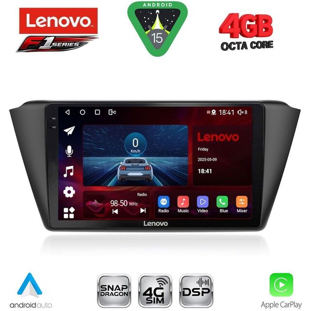 LENOVO SSQ 9582_CPA (9inc) MULTIMEDIA TABLET for SKODA FABIA mod. 2015>