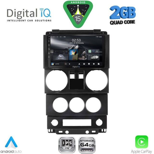 DIGITAL IQ RSD 1293_CPA (9inc) MULTIMEDIA TABLET for JEEP WRANGLER  mod. 2006-2011