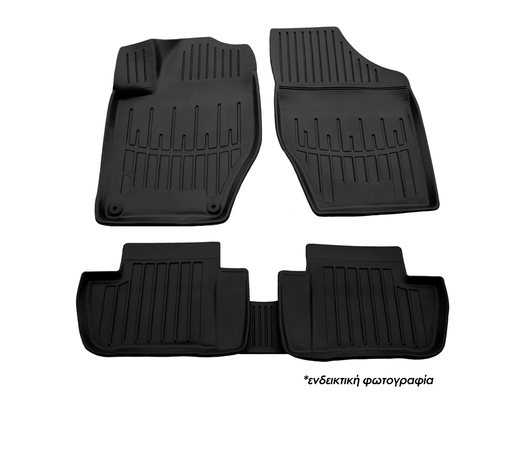 ΠΑΤΑΚΙA ΛΑΣΤΙΧΟ ΣΕ ΣΚΑΦΗ ME KOYMΠΩΜΑΤΑ ΓΙΑ TOYOTA YARIS / YARIS HYBRID (ΥΒΡΙΔΙΚΟ) 5D 2014-2020 RACE AXION - 4 Τεμ.