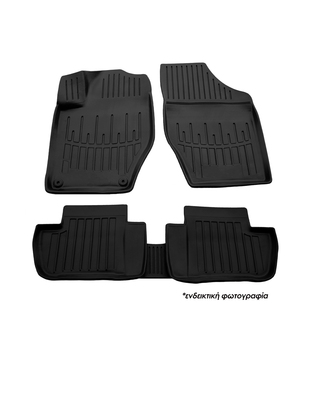 ΠΑΤΑΚΙA ΛΑΣΤΙΧΟ ΣΕ ΣΚΑΦΗ ME KOYMΠΩΜΑΤΑ ΓΙΑ TOYOTA YARIS / YARIS HYBRID (ΥΒΡΙΔΙΚΟ) 5D 2014-2020 RACE AXION - 4 Τεμ.