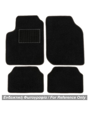 ΠΑΤΑΚΙΑ ΜΟΚΕΤΑ ΓΙΑ MERCEDES A-KLAS W168 1998-2004 (ΜΑΥΡΟ ΜΕ ΓΚΡΙ ΡΕΛΙ) - 4 ΤΕΜ.