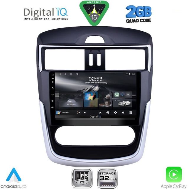 DIGITAL IQ RSD 1465B CL_CPA (9inc) MULTIMEDIA TABLET for NISSAN TIIDA mod. 2013-2023 with CLIMA