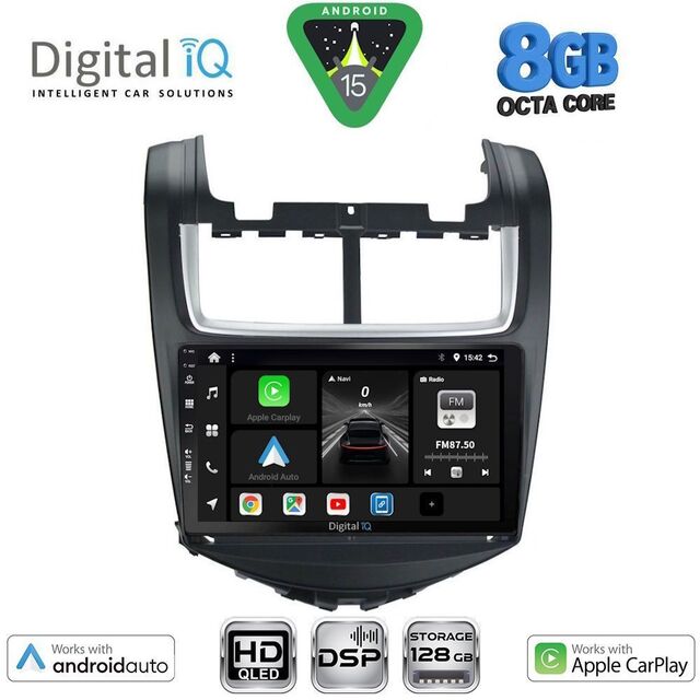 DIGITAL IQ BXF 18074B_CPAA (9inc) MULTIMEDIA TABLET for CHEVROLET AVEO mod. 2014-2017