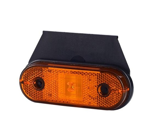 ΦΩΣ ΟΓΚΟΥ ΑΝΑΚΛΑΣΤΙΚΟ LD624 12/24V 1 LED HORPOL ΠΟΡΤΟΚΑΛΙ (11 x 3,9 cm) -1ΤΕΜ.