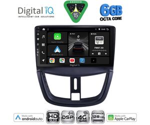 DIGITAL IQ BXF 17507_CPAA (9inc) MULTIMEDIA TABLET for PEUGEOT 207 mod. 2007-2014