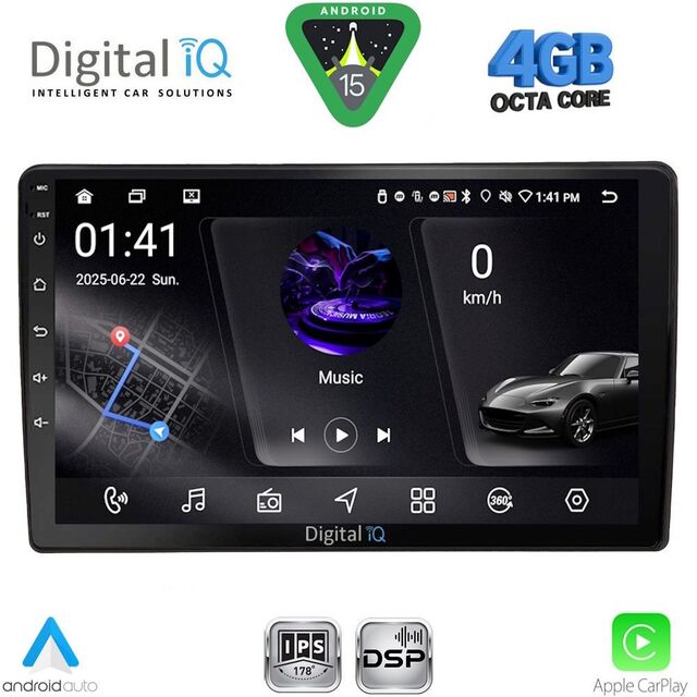 DIGITAL IQ RSG 6005_CPA (10inc) MULTIMEDIA TABLET for AUDI A4 mod. 2008-2015