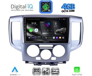 DIGITAL IQ RTG 6458SL_CPA (9inc) MULTIMEDIA TABLET for NISSAN NV 200 mod. 2009-2020 (SILVER)