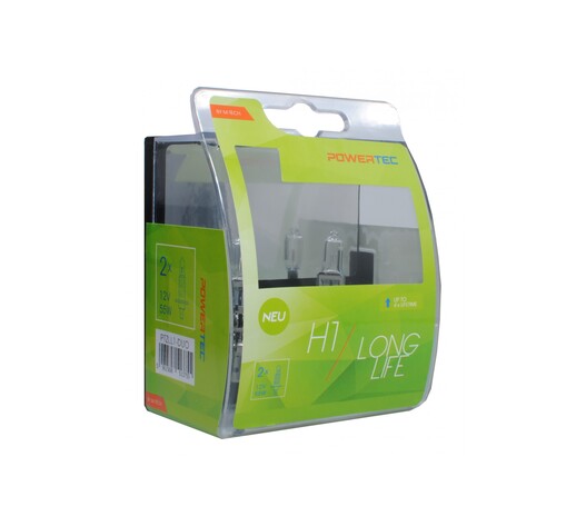 H1 12V 55W P14,5s POWERTEC LONG LIFE ΑΛΟΓΟΝΟΥ 2ΤΕΜ.