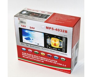 CAR RADIO MULTIMEDIA PLAYER DISPLAY MOVIES MP5 MICRO SD USB 2.0 BLUETOOTH AUX IN AU-4032B