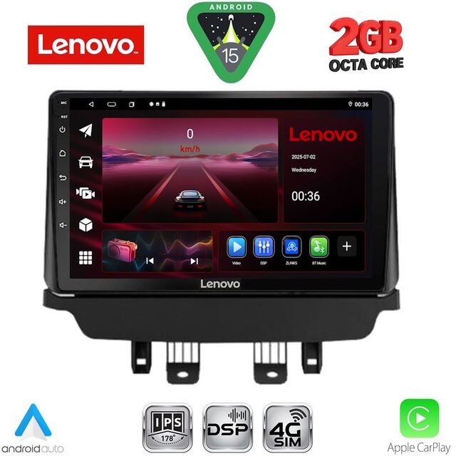 LENOVO LVF 5362_CPA (9inc) MULTIMEDIA TABLET for MAZDA 2 mod. 2014-2023
