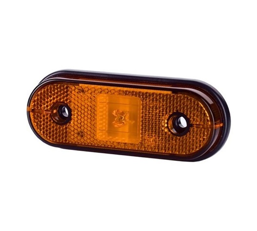 ΦΩΣ ΟΓΚΟΥ ΑΝΑΚΛΑΣΤΙΚΟ  LD633 12/24V 1LED HORPOL ΠΟΡΤΟΚΑΛΙ (11,2 x 4 cm) -1ΤΕΜ.