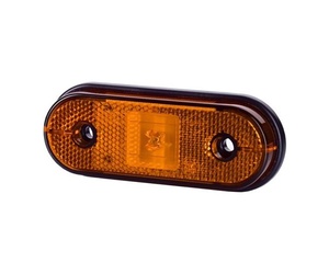 ΦΩΣ ΟΓΚΟΥ ΑΝΑΚΛΑΣΤΙΚΟ  LD633 12/24V 1LED HORPOL ΠΟΡΤΟΚΑΛΙ (11,2 x 4 cm) -1ΤΕΜ.