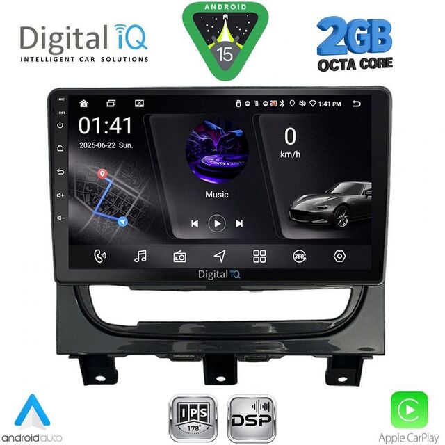 DIGITAL IQ RSF 4146_CPA (9inc) MULTIMEDIA TABLET for FIAT STRADA mod. 2012-2020