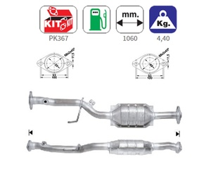 ΚΑΤΑΛΥΤΗΣ ΒΕΝΖΙΝΗΣ ΓΙΑ AVENSIS 1.6i 16V 1587 cc 81 Kw / 110 cv 4AFE