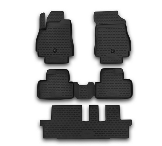 ΠΑΤΑΚΙΑ ΣΕ ΣΚΑΦΗ TPE ΛΑΣΤΙΧΟ ΓΙΑ CHEVROLET ORLANDO 2011-2015  ΣΕ ΜΑΥΡΟ ΧΡΩΜΑ NOVLINE - 5 ΤΕΜ.