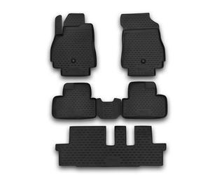 ΠΑΤΑΚΙΑ ΣΕ ΣΚΑΦΗ TPE ΛΑΣΤΙΧΟ ΓΙΑ CHEVROLET ORLANDO 2011-2015  ΣΕ ΜΑΥΡΟ ΧΡΩΜΑ NOVLINE - 5 ΤΕΜ.