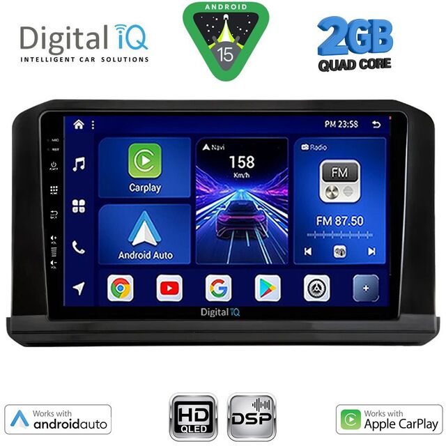 DIGITAL IQ BXC 3456B_CPAA (10inc) MULTIMEDIA TABLET for NISSAN NAVARA mod. 2025+