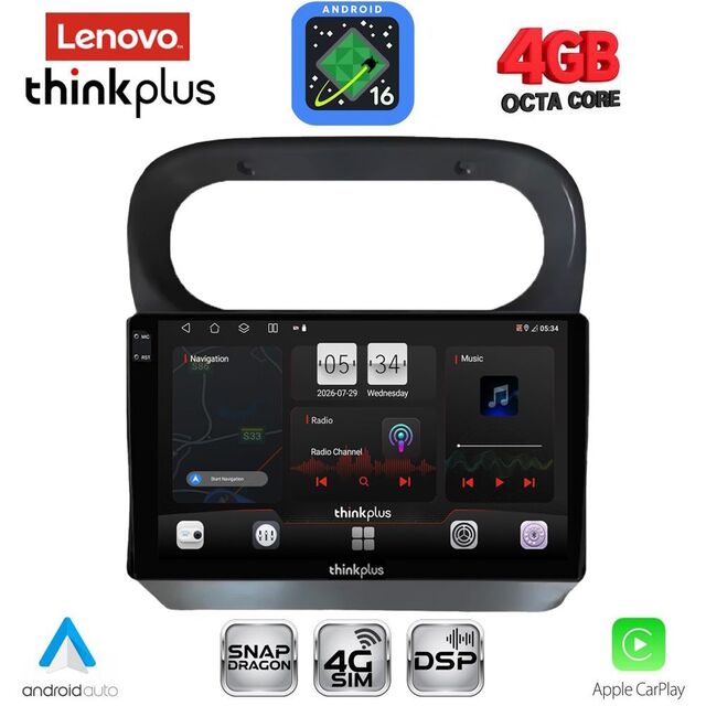 LENOVO LTG 7559_CPA (9inc) MULTIMEDIA TABLET for RENAULT TWINGO mod. 2007-2014