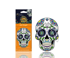 Amio - ΑΡΩΜΑΤΙΚΟ ΚΡΕΜΑΣΤΟ AROMA CAR MUERTOS GOLD TATTOO - 1 TEM. (A83117/AM)