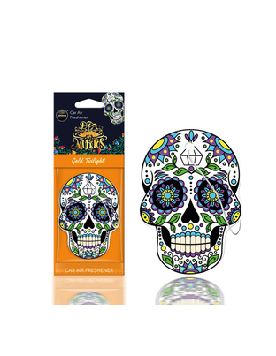 Amio - ΑΡΩΜΑΤΙΚΟ ΚΡΕΜΑΣΤΟ AROMA CAR MUERTOS GOLD TATTOO - 1 TEM. (A83117/AM)
