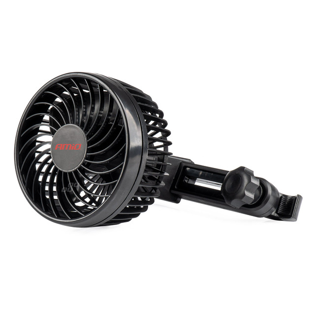 Amio - ΑΝΕΜΙΣΤΗΡΑΣ 12V 4,5'' (12,2cm) ΜΕ ΦΙΣ ΑΝΑΠΤΗΡΑ 2 ΤΑΧΥΤΗΤΩΝ & ΣΤΗΡΙΞΗ ΣΤΟ ΠΡΟΣΚΕΦΑΛΟ PRO SERIES - 1 TEM. (03007/AM)
