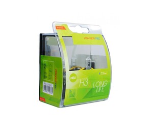 H3 12V 55W PK22s POWERTEC LONG LIFE ΑΛΟΓΟΝΟΥ 2ΤΕΜ.
