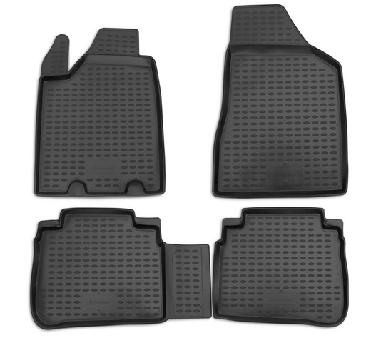 ΠΑΤΑΚΙΑ ΣΕ ΣΚΑΦΗ TPE ΛΑΣΤΙΧΟ ΓΙΑ NISSAN MURANO 2003-2007  ΣΕ ΑΝΘΡΑΚΙ ΣΚΟΥΡΟ ΓΚΡΙ ΧΡΩΜΑ NOVLINE - 4 ΤΕΜ.