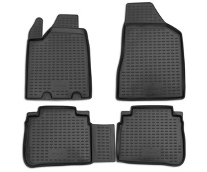 ΠΑΤΑΚΙΑ ΣΕ ΣΚΑΦΗ TPE ΛΑΣΤΙΧΟ ΓΙΑ NISSAN MURANO 2003-2007  ΣΕ ΑΝΘΡΑΚΙ ΣΚΟΥΡΟ ΓΚΡΙ ΧΡΩΜΑ NOVLINE - 4 ΤΕΜ.