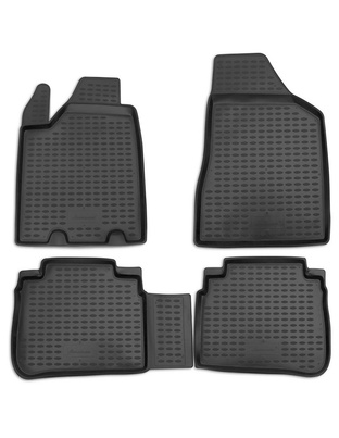 ΠΑΤΑΚΙΑ ΣΕ ΣΚΑΦΗ TPE ΛΑΣΤΙΧΟ ΓΙΑ NISSAN MURANO 2003-2007  ΣΕ ΑΝΘΡΑΚΙ ΣΚΟΥΡΟ ΓΚΡΙ ΧΡΩΜΑ NOVLINE - 4 ΤΕΜ.