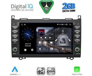 DIGITAL IQ BLF 368_CPA (8" DECK) MULTIMEDIA OEM for MERCEDES A – B – SPRINTER – VITO – VIANO mod. 2007-2019