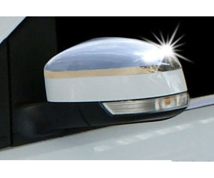 ΚΑΠΑΚΙΑ ΚΑΘΡΕΠΤΩΝ ΓΙΑ FORD FOCUS II 5D/SD/SW 2008-2014/MONDEO ΧΡΩΜΙΟΥ 2 ΤΕΜ. ΜΕΤΑΛΛΙΚΑ