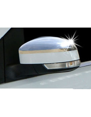 ΚΑΠΑΚΙΑ ΚΑΘΡΕΠΤΩΝ ΓΙΑ FORD FOCUS II 5D/SD/SW 2008-2014/MONDEO ΧΡΩΜΙΟΥ 2 ΤΕΜ. ΜΕΤΑΛΛΙΚΑ