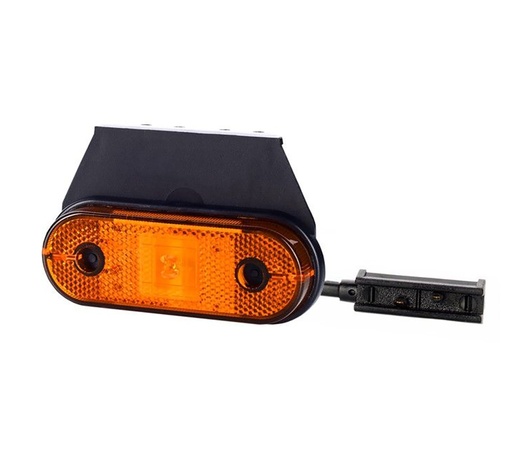 ΦΩΣ ΟΓΚΟΥ LD650 12/24V 1LED HORPOL ΠΟΡΤΟΚΑΛΙ (11 x 3,2 cm)1ΤΕΜ.