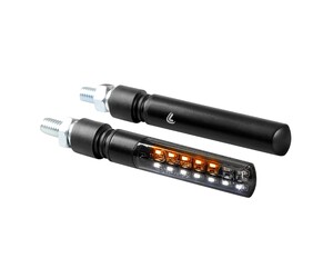 ΦΛΑΣ ΕΜΠΡΟΣ ΓΙΑ MOTO LINE SQ 12V SMD LED 2 ΧΡΗΣΕΩΝ ΘΕΣΕΩΣ/ΦΛΑΣ (ΜΑΥΡΟ 92 X 16 mm) - 2 ΤΕΜ.