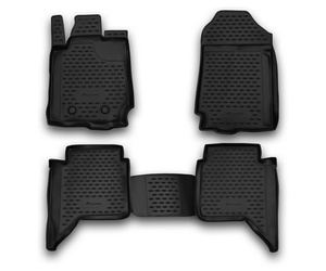 ΠΑΤΑΚΙΑ ΣΕ ΣΚΑΦΗ TPE ΛΑΣΤΙΧΟ ΓΙΑ FORD RANGER 4D 2011+  ΣΕ ΜΑΥΡΟ ΧΡΩΜΑ NOVLINE - 4 ΤΕΜ.