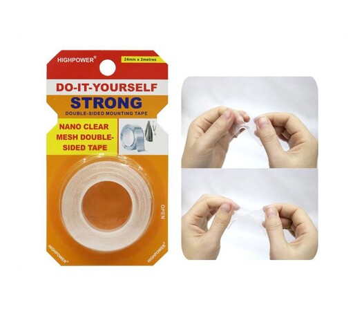 ΤΑΙΝΙΑ ΔΙΠΛΗΣ ΟΨΕΩΣ ΜΕ ΠΛΕΓΜΑ 36mm*2m HT-05589
