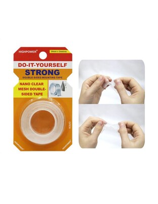 ΤΑΙΝΙΑ ΔΙΠΛΗΣ ΟΨΕΩΣ ΜΕ ΠΛΕΓΜΑ 36mm*2m HT-05589