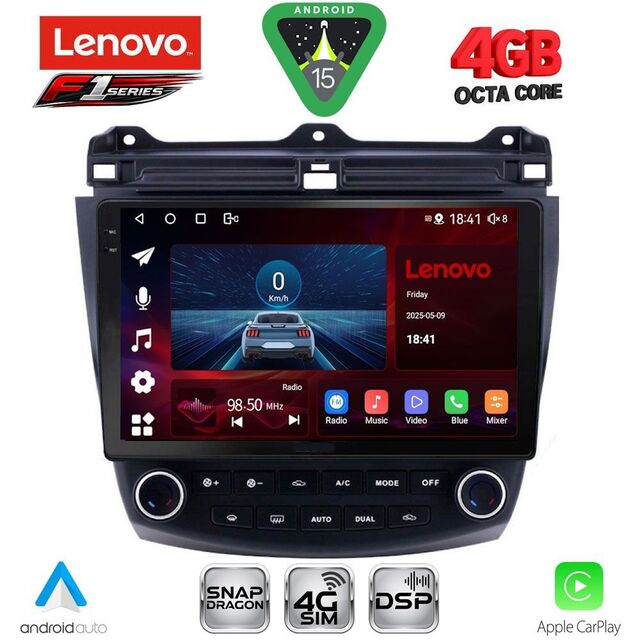 LENOVO SSQ 9182_CPA (10inc) MULTIMEDIA TABLET for HONDA ACCORD mod. 2003-2007