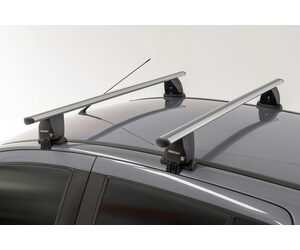 MENABO Ολοκληρωμένο Σετ Μπάρες Οροφής Αλουμινίου DELTA L 141 cm σε Ασημί Χρώμα για Renault Megane e-Tech Electric 5 doors 2021> - 2 τεμ. (9640/MB+12530/MB)