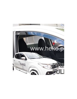 ΑΝΕΜΟΘΡΑΥΣΤΕΣ ΓΙΑ FIAT FULLBACK 4D 2016-2021 ΖΕΥΓΑΡΙ ΑΠΟ ΕΥΚΑΜΠΤΟ ΦΙΜΕ ΠΛΑΣΤΙΚΟ HEKO - 2 ΤΕΜ.