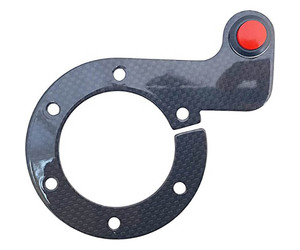ΚΟΥΜΠΙ REAL CARBON PUSH BUTTON ΤΙΜΟΝΙΟΥ 6ΤΡΥΠΟ