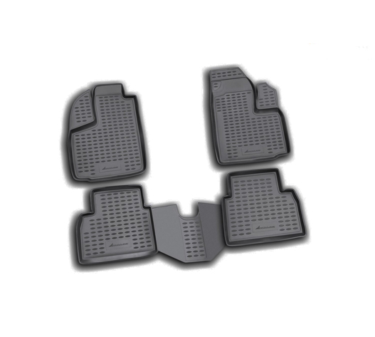 ΠΑΤΑΚΙΑ ΣΕ ΣΚΑΦΗ TPE ΛΑΣΤΙΧΟ ΓΙΑ FIAT DOBLO 11/2000-12/2009  ΣΕ ΜΑΥΡΟ ΧΡΩΜΑ NOVLINE - 4 ΤΕΜ.